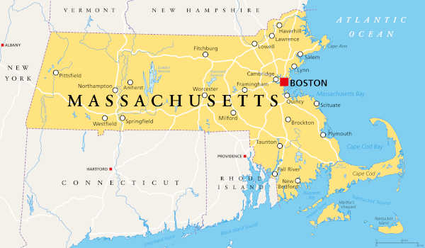 Massachusetts Map