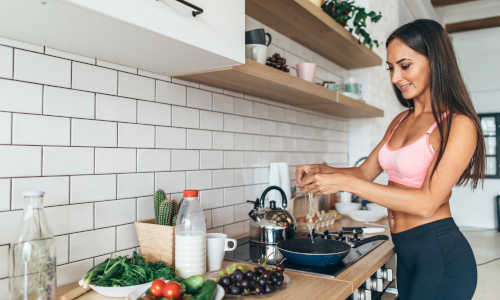 Ernährung Muskelaufbau Frau